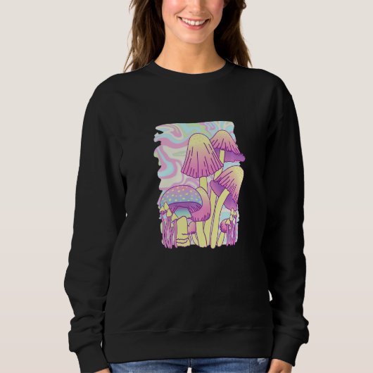Mushroom Pshychedelic Sweatshirt (Vorderseite)