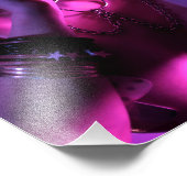 Mushroom Rave Girl Fotodruck (Ecke)