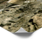 Mushroom Rock Color Foto Poster (Ecke)