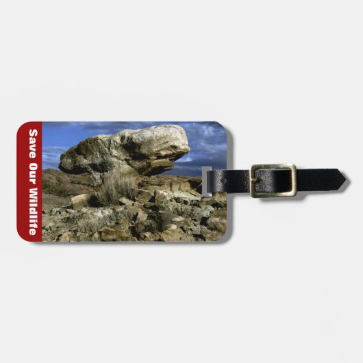 Mushroom Rock Gepäckanhänger (Vorderseite horizontal)