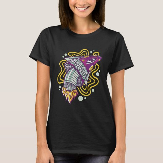 Mushroom Rocket Magic T-Shirt (Vorderseite)