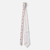 Mushroom Rustic Pattern Neck Tie Krawatte (Rückseite)