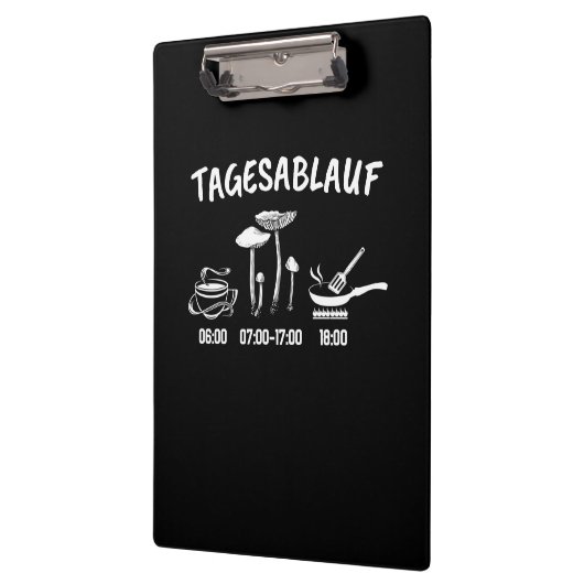 Mushroom-Sammlerplan Klemmbrett (Links)