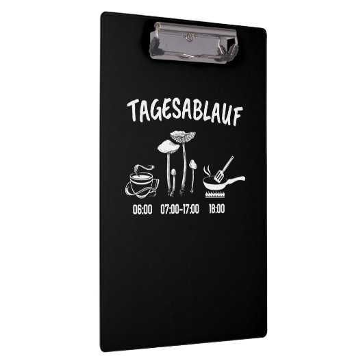 Mushroom-Sammlerplan Klemmbrett (Rechts)