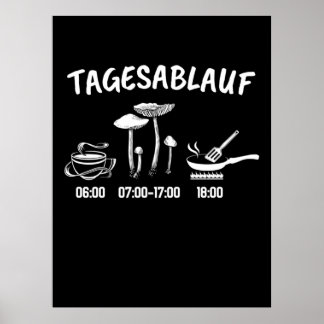 Mushroom-Sammlerplan Poster