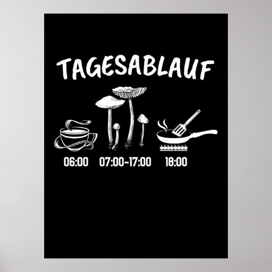 Mushroom-Sammlerplan Poster (Vorne)