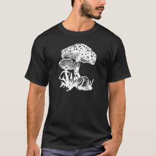 Mushroom Schnecke Design Frauen Männer Kinder More T-Shirt