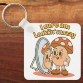 Mushroom Self-Liebe Schlüsselanhänger (Vorderseite)