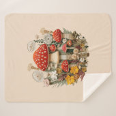 Mushroom Sherpa Blanket Sherpadecke (Vorderseite (Horizontal))