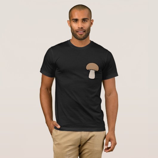 Mushroom Simple Beautiful Cap Fungi Nature Food Or T-Shirt (Vorne ganz)