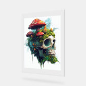 Mushroom Skull Grove Acrylschild (Winkel)