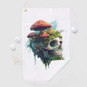 Mushroom Skull Grove Golfhandtuch (Insitu)