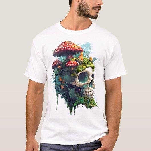 Mushroom Skull Grove T-Shirt (Vorderseite)