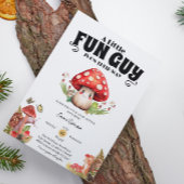 Mushroom Snack Woodland Fall Babydusche Custom Einladung