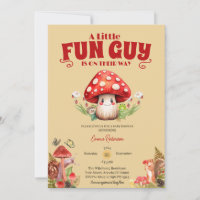 Mushroom Snack Woodland Fall Babydusche Custom