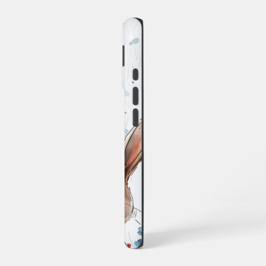 Mushroom Snuggles - Cotattcore Bunny Phone Case iPhone 16 Hülle (Linke Seite)