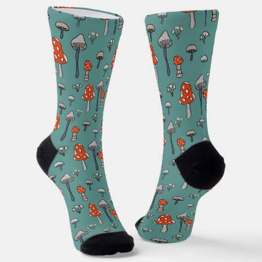 Mushroom Socken (Gewinkelt)