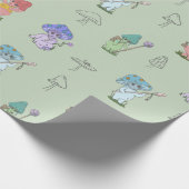Mushroom Spirituosen Wrapping Paper Geschenkpapier (Ecke)