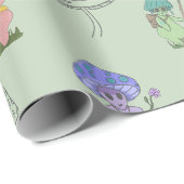 Mushroom Spirituosen Wrapping Paper Geschenkpapier (Rolleneckpunkt)
