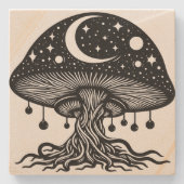 Mushroom Steinuntersetzer (Vorderseite)