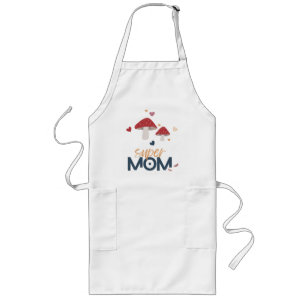 Mushroom Super MAMA Lange Schürze