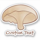 Mushroom-Symbol Aufkleber (Vorderseite)
