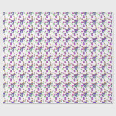 Mushroom Tarot Vibrant Psychedelic Esoteric Geschenkpapier (Flach)