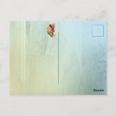 Mushroom-Teakup-Dekoration mit Fairy Cotgingcore Postkarte (Rückseite)