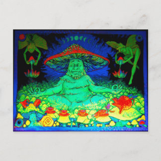 Mushroom Tee Postkarte