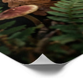 Mushroom Toad Forest Glow Poster (Ecke)