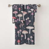Mushroom Toadstool Fungi Badhandtuch Set (Insitu)