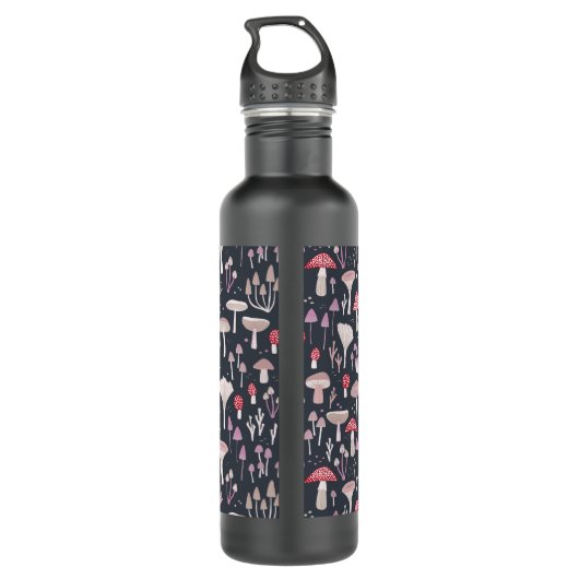 Mushroom Toadstool Fungi Edelstahlflasche (Rückseite)