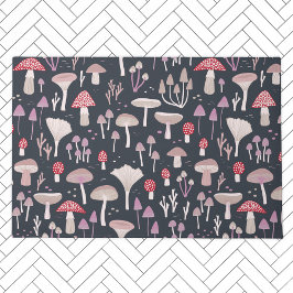 Mushroom Toadstool Fungi Fußmatte