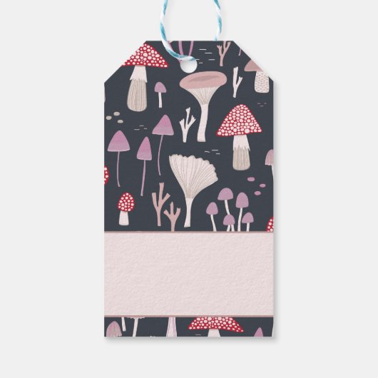 Mushroom Toadstool Fungi Geschenkanhänger (Rückseite)