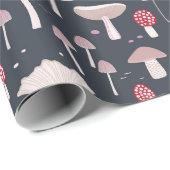 Mushroom Toadstool Fungi Geschenkpapier (Rolleneckpunkt)