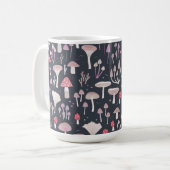 Mushroom Toadstool Fungi Kaffeetasse (Vorderseite Links)