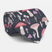 Mushroom Toadstool Fungi Krawatte (Gerollt)