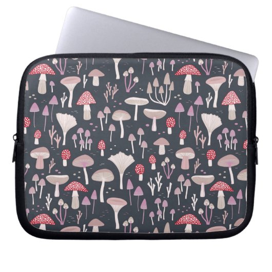 Mushroom Toadstool Fungi Laptopschutzhülle (Vorderseite)