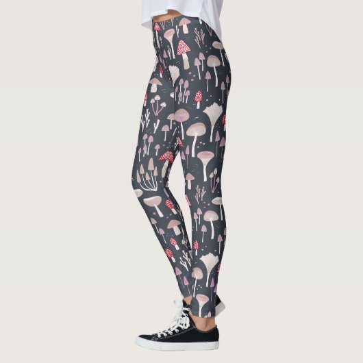 Mushroom Toadstool Fungi Leggings (Links)