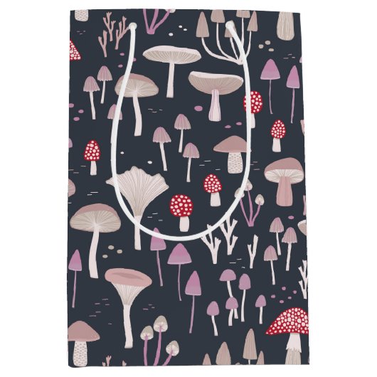 Mushroom Toadstool Fungi Mittlere Geschenktüte (Vorderseite)