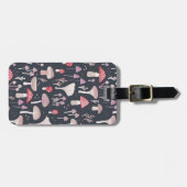 Mushroom Toadstool Fungi Personalisiert Gepäckanhänger (Vorderseite horizontal)