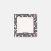 Mushroom Toadstool Fungi Personalisiert Post-it Klebezettel (Vorderseite)