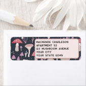 Mushroom Toadstool Fungi Rücksendeadresse (Insitu)