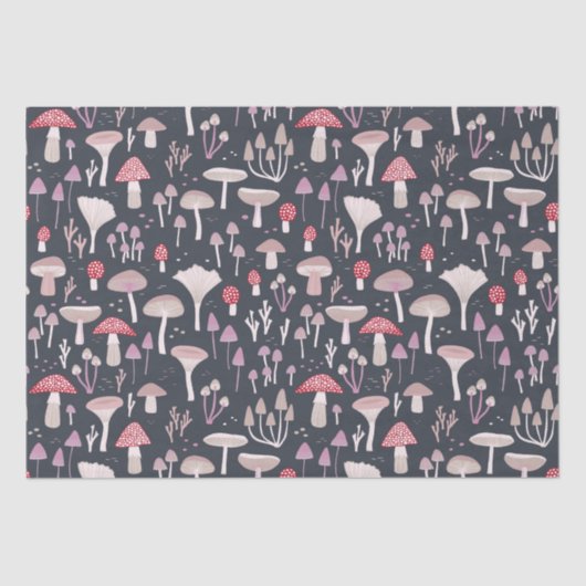 Mushroom Toadstool Fungi Seidenpapier (Vorderseite)