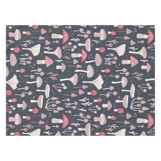 Mushroom Toadstool Fungi Tischdecke (Vorderseite (Horizontal))