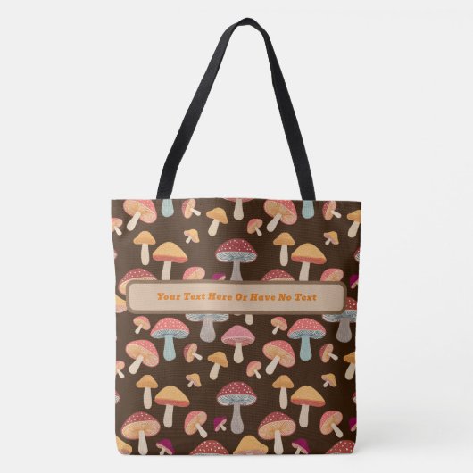 Mushroom Toadstool Wald Boho Hippie Tasche (Vorderseite)