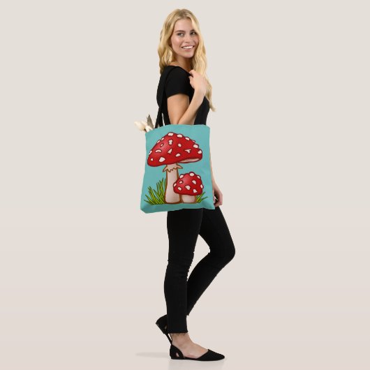 MUSHROOM TOTE BAG PURS TASCHE (Am Model)