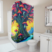 Mushroom Tree Duschvorhang (Beispiel)