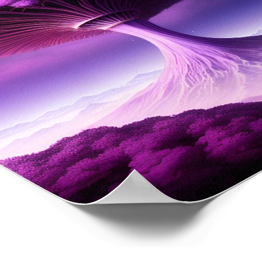 Mushroom Tree Poster (Ecke)