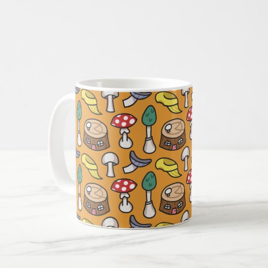 Mushroom Treppeptern Kaffeetasse (Vorderseite Links)